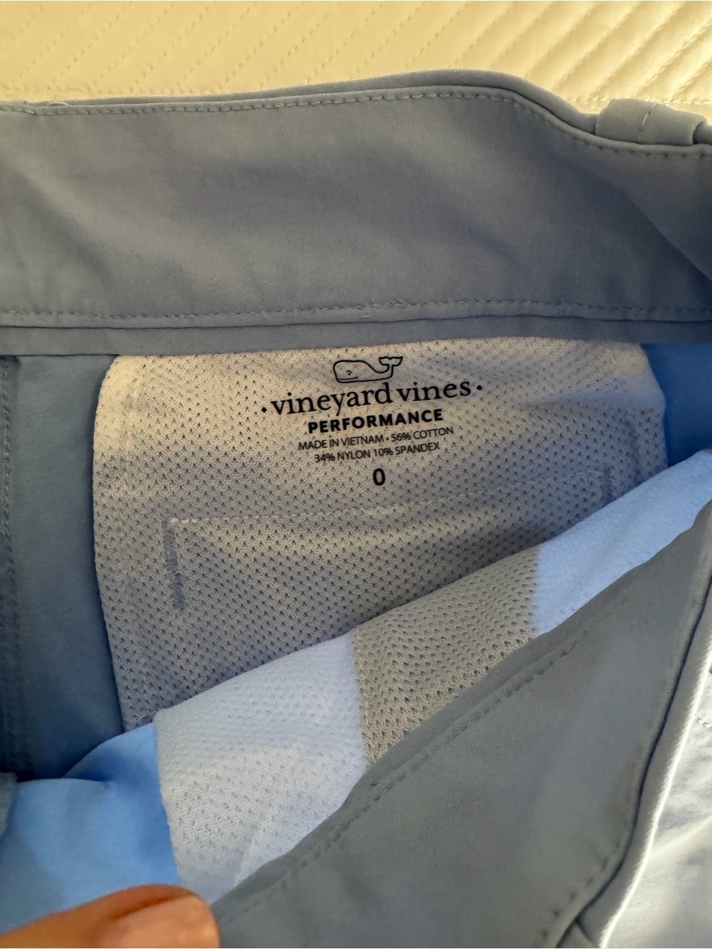 Vineyard Vines Women's Sky Blue Athletic Shorts - Picture 3 of 3